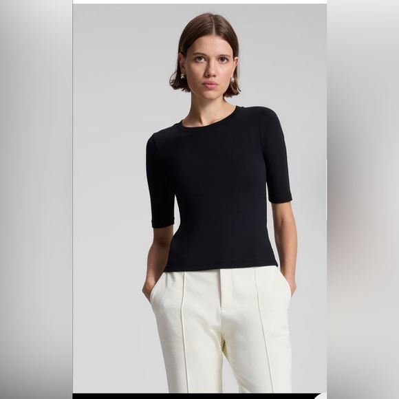 A.L.C. Rory Rib Tee $135 - Picture 1 of 5